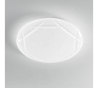F.A.N. Europe Plafoniera LED Elixir, Ø 50 cm, bianco, plastica, CCT F.A.N. Europe