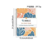 (F-A5)The Bible in A Year: A 52-Week Study Through Gods Word - Spiral Bible Study Guide 52-Week Women's Bible Study Plan