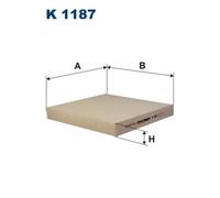 Filtro cabina FILTRON K1187