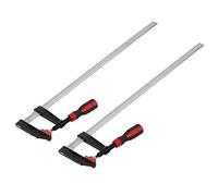 F-Bar Morsetto carpentiere Morsetti a vite per impieghi gravosi Morsetti F Morsetti per barre per la lavorazione del legno Kit di utensili manuali fai-da-te a scorrimento rapido 80 * 600mm 2 pezzi