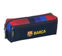 F.C. Barcellona 1ª attrezzatura 26/27 - Astuccio triplo piccolo, ideale per bambini in età scolastica, comodo e versatile, qualità e resistenza, 22 x 6 x 8,5 cm