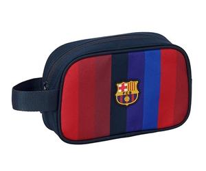 F.C. Barcellona 1a attrezzatura 26/27 - Beauty case Safta scuola per bambini, piccolo, ideale per diverse età, comodo e versatile, qualità e resistenza, 22 x 8 x 13,5 cm