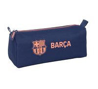 F.C.BARCELLONA 2ª attrezzatura - Astuccio con cerniera e scomparto, astuccio per bambini, ideale per bambini in età scolastica, comodo e versatile, qualità e resistenza, 21 x 7 x 8 cm