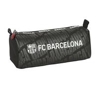 F. C. Barcellona - Astuccio con cerniera e scomparto, astuccio per bambini, ideale per bambini in età scolastica, comodo e versatile, qualità e resistenza, 21 x 7 x 8 cm