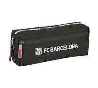 F. C. Barcellona - Astuccio triplo piccolo, astuccio per bambini, ideale per bambini in età scolastica, comodo e versatile, qualità e resistenza, 22 x 6 x 8,5 cm