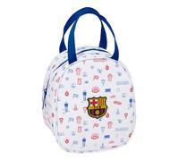 F.C. Barcellona Prescolastico - Borsa portameriende, Portatodo, qualità e massima resistenza, porta cibo, ricreazione, 19 x 14 x 22 cm