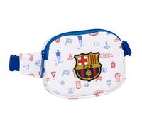 F.C. Barcellona Prescolastico - Marsupio per bambini, ideale per giovani e bambini di diverse età, comodo e versatile, qualità e resistenza, 14 x 4 x 11 cm