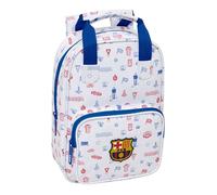 Safta Fc Barcelona Preschool 4.50l Backpack Bianco Bambini