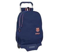 F.C.BARCELONA 2° Equipaggiamento - Zaino Scuola con Carrello, Ideale per Bambini di Diverse Età, Comodo e Versatile, Qualità e Resistenza, 33 x 15 x 43 cm