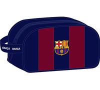 F.C. Barcelona - Borsa per WC con manico, per bambini, adattabile alla cartella, ideale