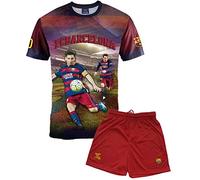 F.C. Barcelona - Maglietta da bambino, motivo: Messi, Blu (blu), 14 anni