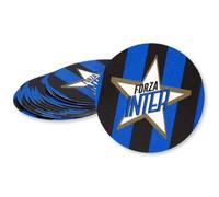 F.C. Inter SOTTOBICCHIERI di Carta Confezione da 12 Pezzi Prodotto Ufficiale