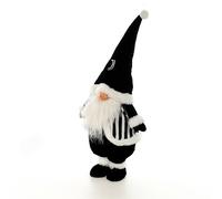F.C. Juventus Gnomo natalizio arredo altezza 57 cm nero prodotto ufficiale