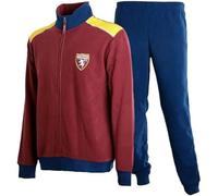 F.C. Torino Pigiama Tuta Uomo Torino F.C. Toro Prodotto Ufficiale Pile Zip con Scatola (Bordeaux, S)