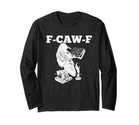 F-CAW-F Citazione Black Raven Meme Halloween Maglia a Manica
