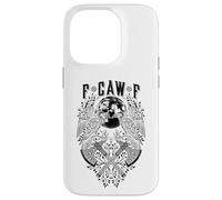 F CAW F Corvo Corvo Norreno Viking Bird FCAWF Bad Language Custodia per iPhone 14 Pro