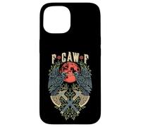 F CAW F Corvo Corvo Norreno Viking Bird FCAWF Bad Language Custodia per iPhone 15