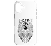 F CAW F Corvo Corvo Norreno Viking Bird FCAWF Bad Language Custodia per iPhone 16 Plus