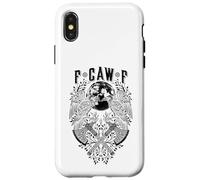 F CAW F Corvo Corvo Norreno Viking Bird FCAWF Bad Language Custodia per iPhone X/XS