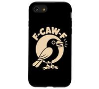 F CAW F Corvo Nero Corvidi Umorismo Sarcastico FCAWF Custodia per iPhone SE (2020) / 7/8