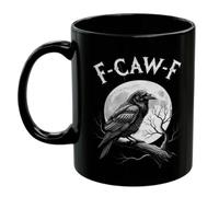 F-CAW-F di sconto nera, 11oz Gotico, regalo sarcastico per gli amanti degli, streghe e fan 'umorismo nero per caffè tè latte caldo e freddo