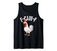 F-Caw-F Funny Chicken Hilarious Rooster Meme Graphic Tee Canotta