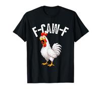 F-Caw-F Funny Chicken Hilarious Rooster Meme Graphic Tee Maglietta