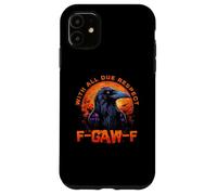 F-CAW-F Funny Inappropriate Adult Humor Rude Halloween Custodia per iPhone 11