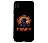 F-CAW-F Funny Inappropriate Adult Humor Rude Halloween Custodia per iPhone XS Max