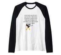 F-Caw-F Non Vuole Essere Dentro o Fuori dal Loop doppiaggio Crow Maglia con Maniche Raglan