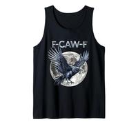 F-Caw-F Raven Moon Gothic Halloween, Corvo Nero Amante degli Uccelli Canotta