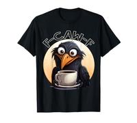 F Caw F T Shirt Coffee Crow Gothic Raven Funny Halloween Maglietta