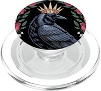 F-Caw-F Tarocchi Morte Corvo Uccello Nero Divertente Corvo F-Caw-F Adulto PopSockets PopGrip per MagSafe