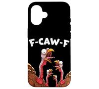 F-CAW-F Turchia Famiglia Divertente Meme del Ringraziamento Custodia per iPhone 16