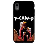 F-CAW-F Turchia Famiglia Divertente Meme del Ringraziamento Custodia per iPhone XR