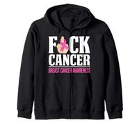 F-CK Consapevolezza del Cancro al Seno Felpa con Cappuccio