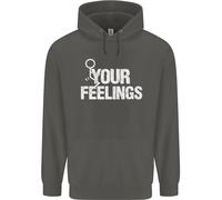 F#ck I Tuoi Sentimenti Felice Offensivo Scortese Felpa Per Bambini