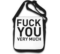 F*ck You Very Much, borsa a tracolla bianca