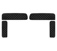 F-CORE Coperture per cabine Camion Compatibile per Man TGX 01.07-12.17 Coperture per finestrini Laterali Nero