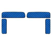 F-CORE Coperture per cabine Camion Compatibile per Man TGX 01.07-12.17 Coperture per finestrini Laterali Blu