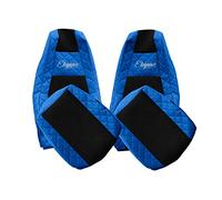 F-CORE Coprisedili camion compatibile per SCANIA S NEXTGEN R NEXTGEN 01.17- Conducente integrati Passeggero integrati Sedili standard BLU