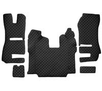 CAMION Tappetini copricofani per SCANIA R -16 AUTOMAT RECARO Guid pieghevol NERO