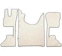 F-CORE Tappetini copricofani camion compatibile per DAF XG+ XG 10.21- Passeggeri sospensione CHAMPAGNE