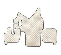 F-CORE Tappetini copricofani camion compatibile per IVECO STRALIS 01.02-12.12 MANUAL ACTIVE SPACE CHAMPAGNE
