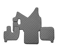 F-CORE Tappetini copricofani camion compatibile per IVECO STRALIS 01.02-12.12 MANUAL ACTIVE SPACE GRIGIO