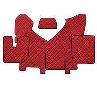 F-CORE Tappetini copricofani camion compatibile per IVECO STRALIS HI-WAY 01.13-12.16 AUTOMAT Con frigo ROSSO