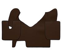 F-CORE Tappetini copricofani camion compatibile per IVECO STRALIS HI-WAY 01.13-12.16 AUTOMAT MARRONE