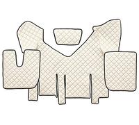 F-CORE Tappetini copricofani camion compatibile per IVECO STRALIS XP 01.16-12.19 AUTOMAT Con frigo CHAMPAGNE