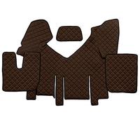 F-CORE Tappetini copricofani camion compatibile per IVECO STRALIS XP 01.16-12.19 AUTOMAT Con frigo MARRONE