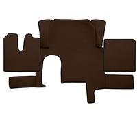 F-CORE Tappetini copricofani camion compatibile per MAN TGX 01.07-12.17 1 Cassetto AUTOMAT MARRONE